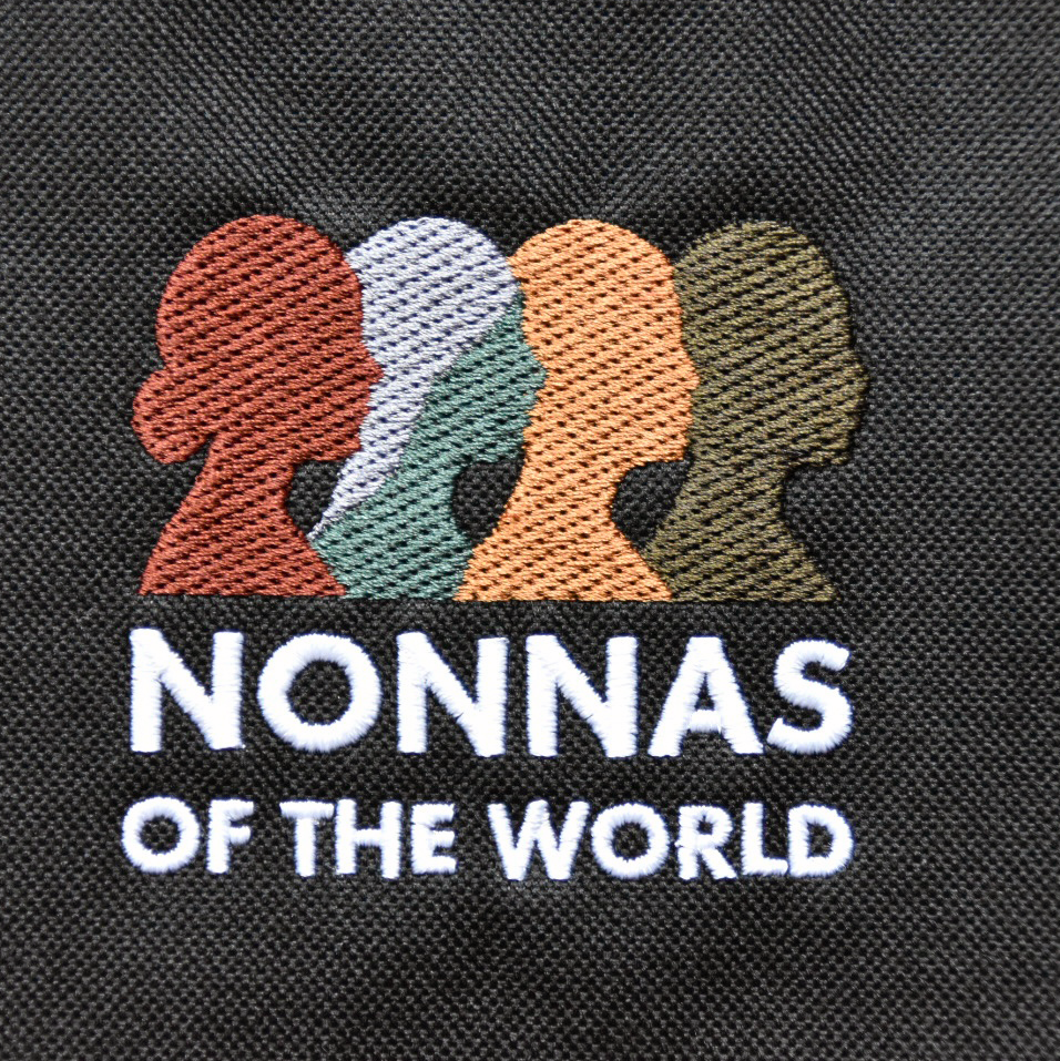 Embroidered Twill Tote – Black - Image 4