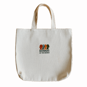 Embroidered Twill Tote – Natural  