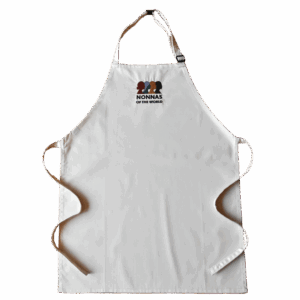 Embroidered Kids Apron – Natural
