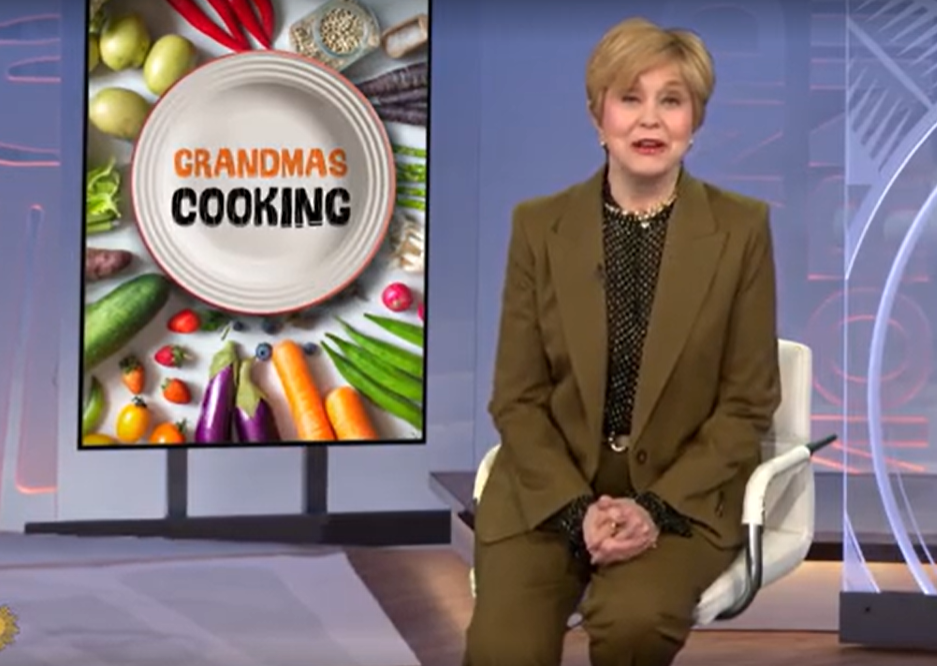 CBS Story covering Nonnas with 60 minutes correspondent Jon Wertheim